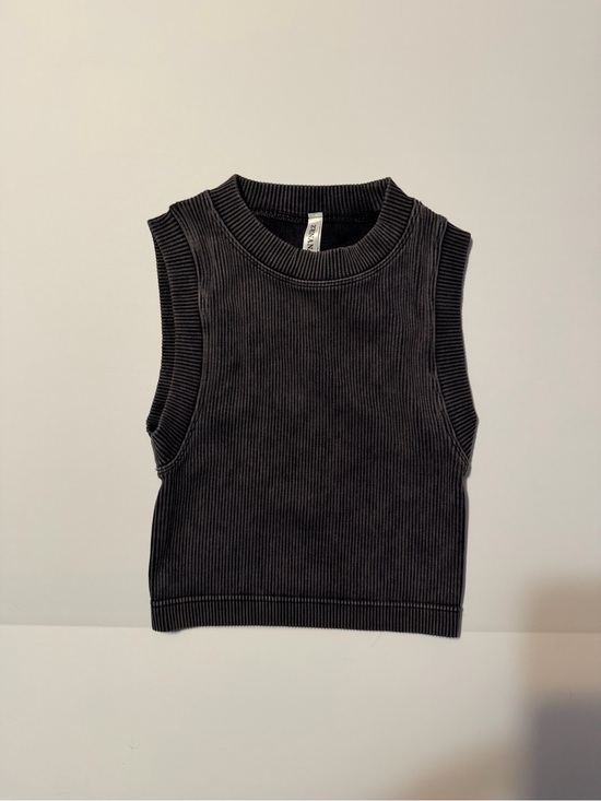 Zenana Outfitters Tops - Zenana Outfitters Black Ribbed Tank Top Women's